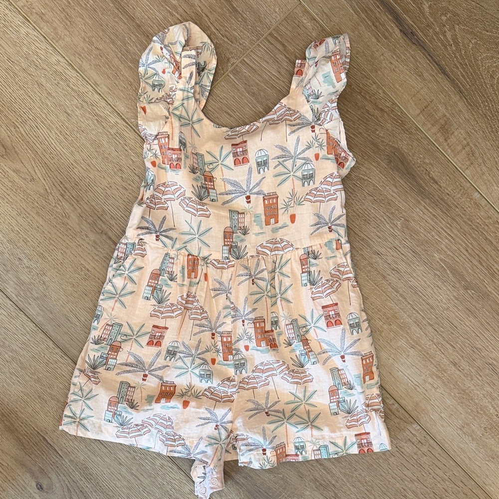 Janie and Jack Multicolor Printed One Piece